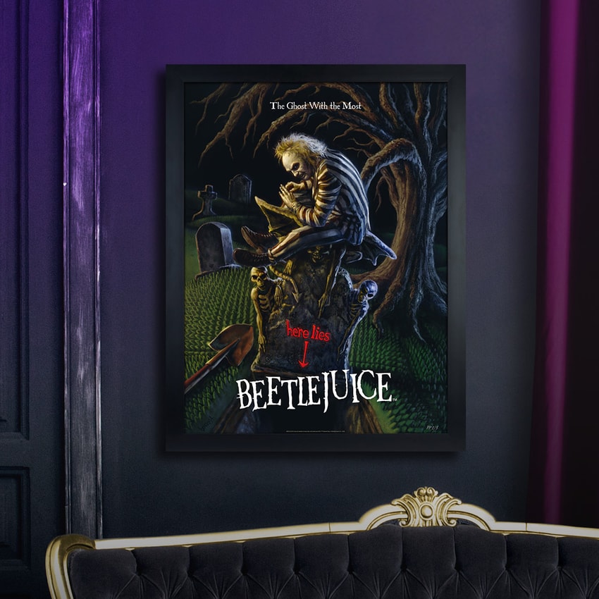 Beetlejuice Beetlejuice: The Ghost With the Most Movie Poster  Exclusive Edition  View 1