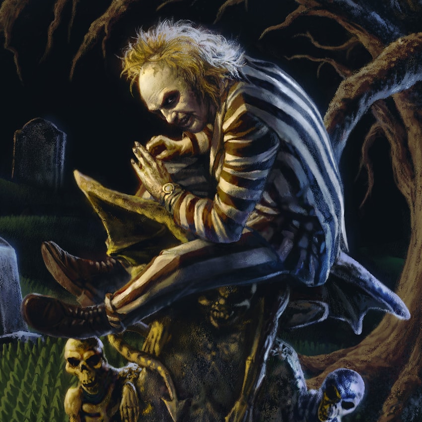 Beetlejuice Beetlejuice: The Ghost With the Most Movie Poster  Exclusive Edition  View 3