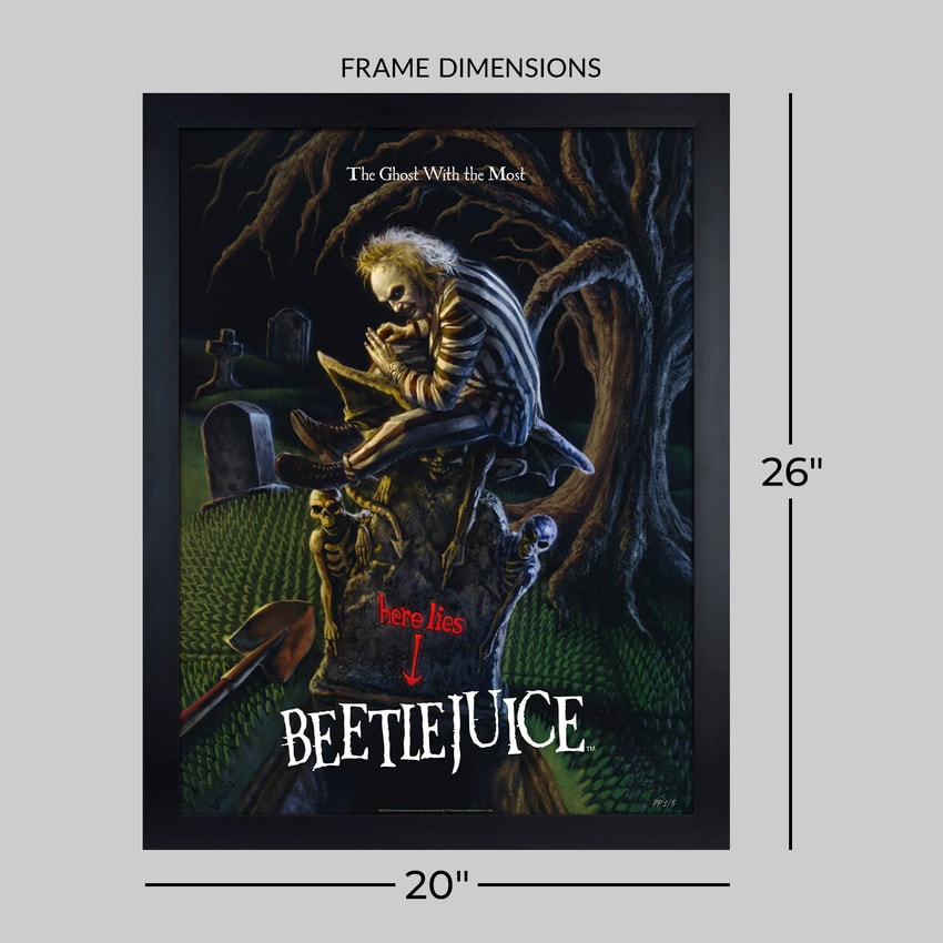Beetlejuice Beetlejuice: The Ghost With the Most Movie Poster  Exclusive Edition  View 2