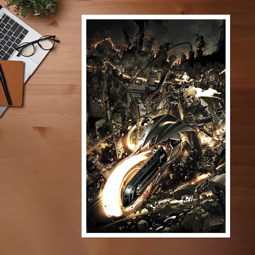 Marvel Ghost Rider Art Print  Exclusive Edition  View 1