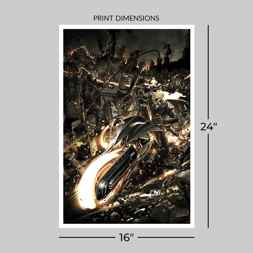 Ghost Rider Fine Art Print by Clayton Crain | Sideshow