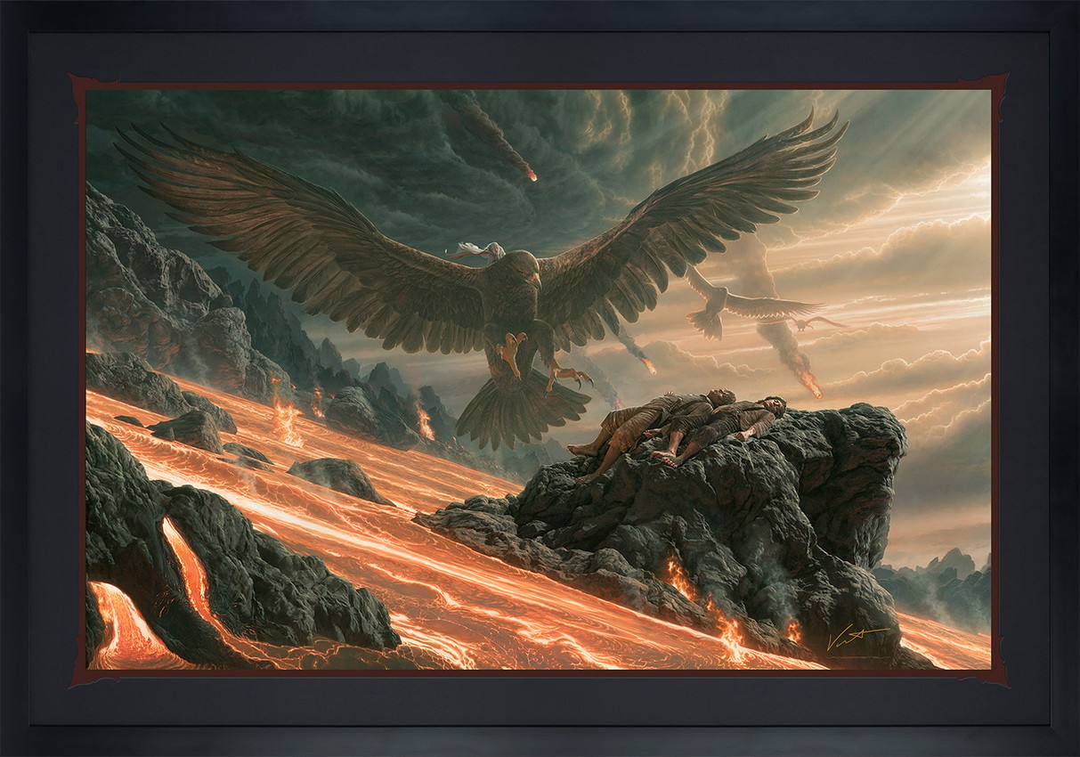 The Lord of the Rings Salvation at Mt. Doom: Here at the End of All Things Art Print  View 5
