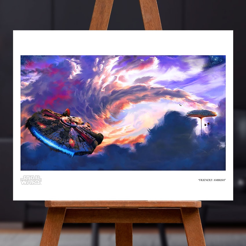 Star Wars Friendly Ambush Art Print  View 1
