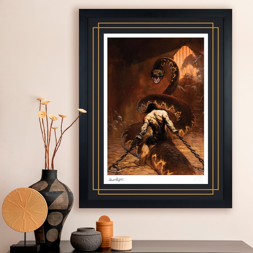 Chained Fine Art Print by Frank Frazetta | Sideshow Collectibles