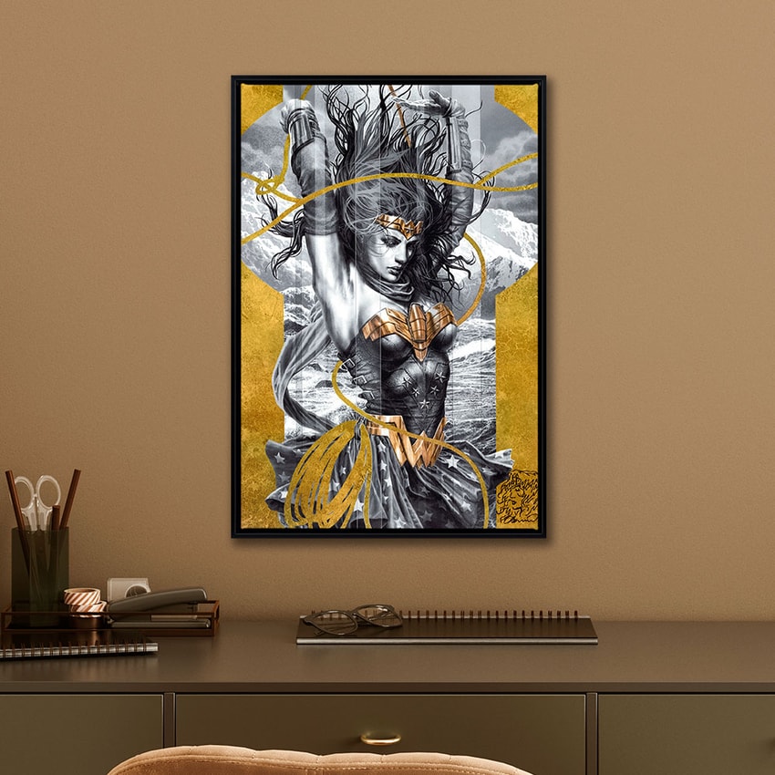 アメコミ　リーフ　ワンダーウーマン Black&Gold IMG-4087.jpg?v=1636665069