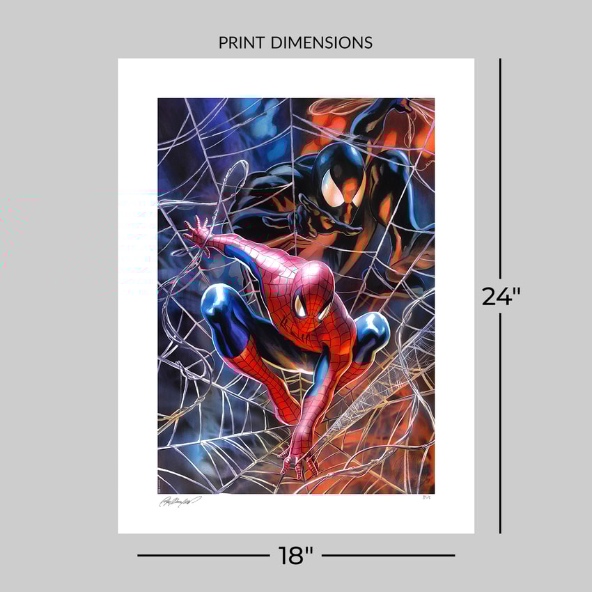 Spider-Man - Daredevil & Spider-Man Fine Art Print by Felipe Massafera  