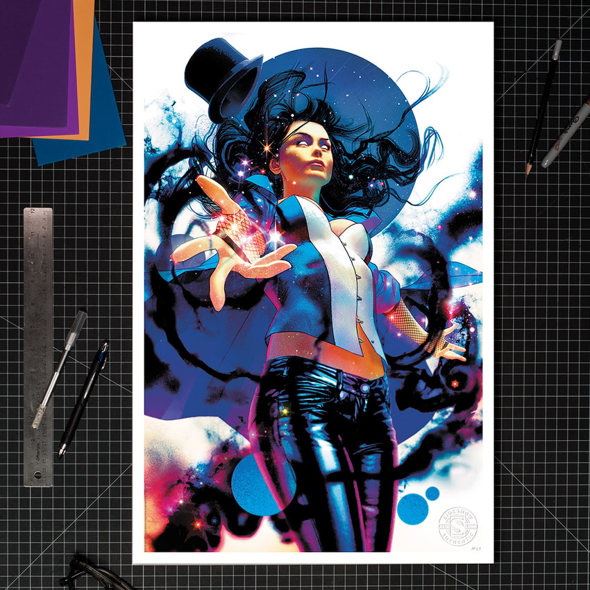 DC Comics Zatanna Art Print  Exclusive Edition  View 1