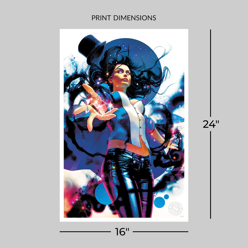 DC Comics Zatanna Art Print  Exclusive Edition  View 2