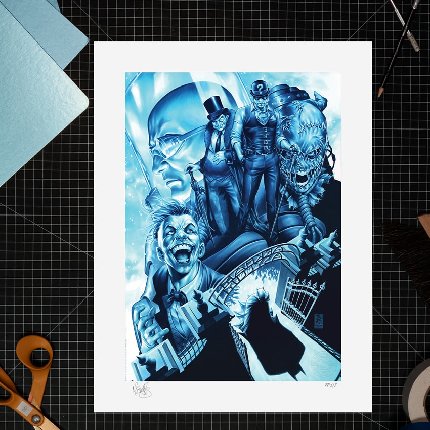 DC Comics The Gates of Arkham Art Print  Exclusive Edition  View 1