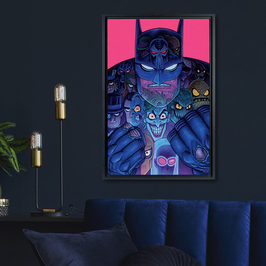 Batman & The Rogues Gallery Fine Art Print by Dan Hipp