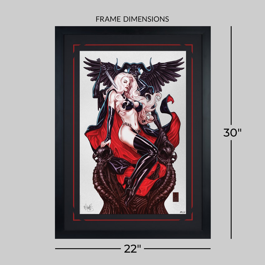 Coffin Comics Lady Death: Blasphemy Anthem Art Print  Exclusive Edition  View 2