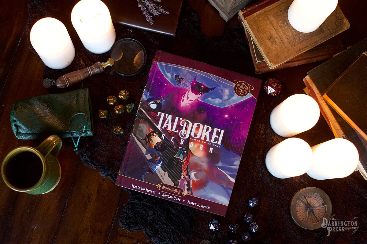 Critical Role Tal’Dorei Campaign Setting Reborn Book - Prototype Shown View 5