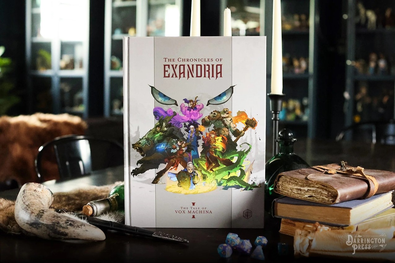 Critical Role The Chronicles of Exandria Vol I: The Tale of Vox Machina Book - Prototype Shown View 1