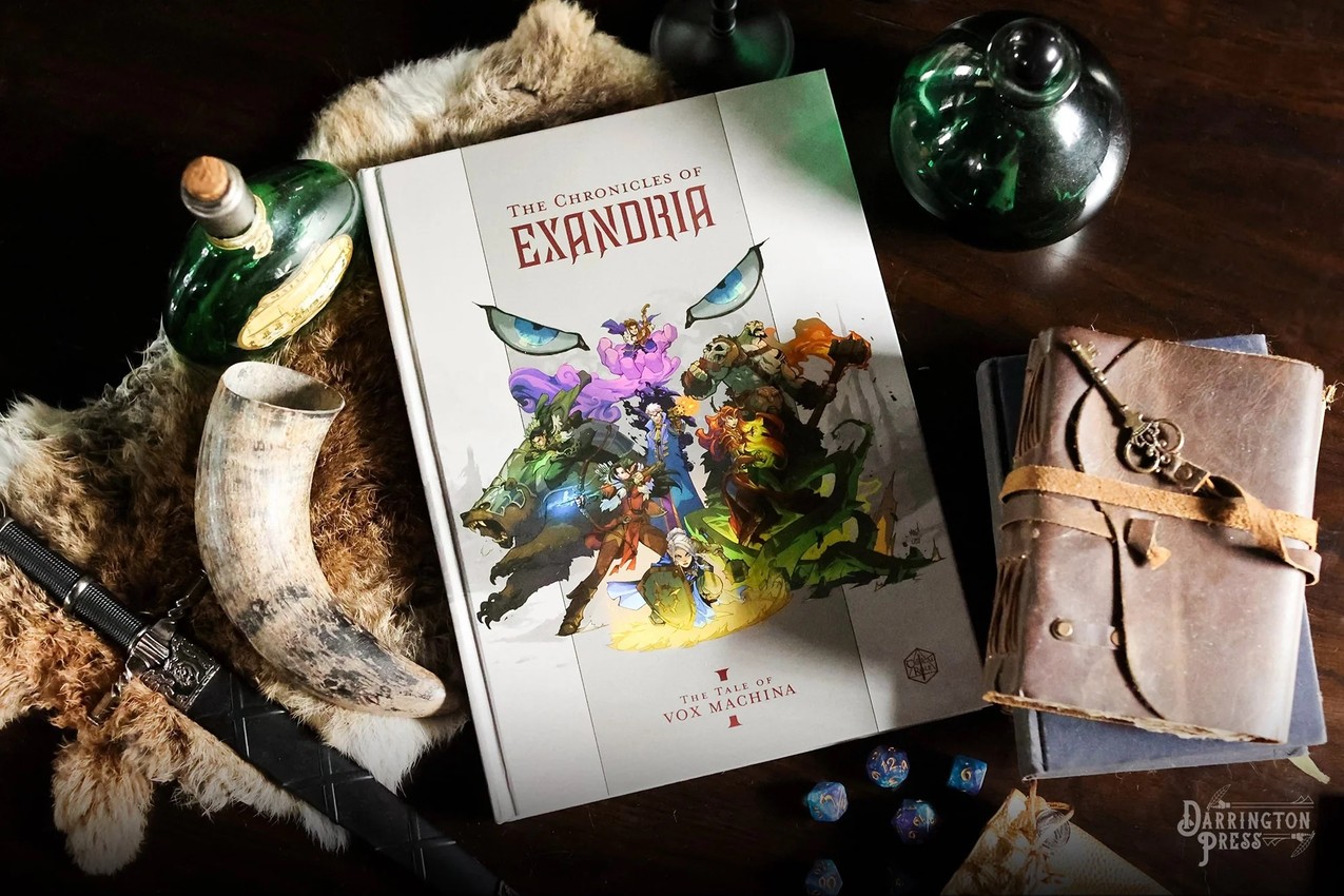 Critical Role The Chronicles of Exandria Vol I: The Tale of Vox Machina Book - Prototype Shown View 4