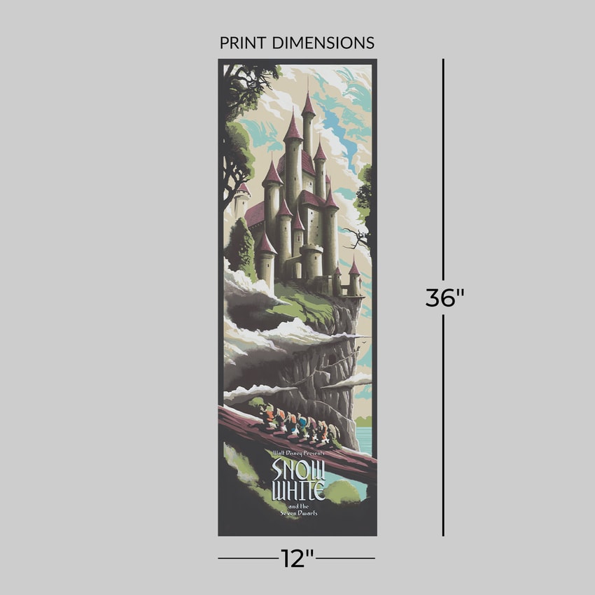 Disney Snow White and the Seven Dwarfs Movie Poster  View 2