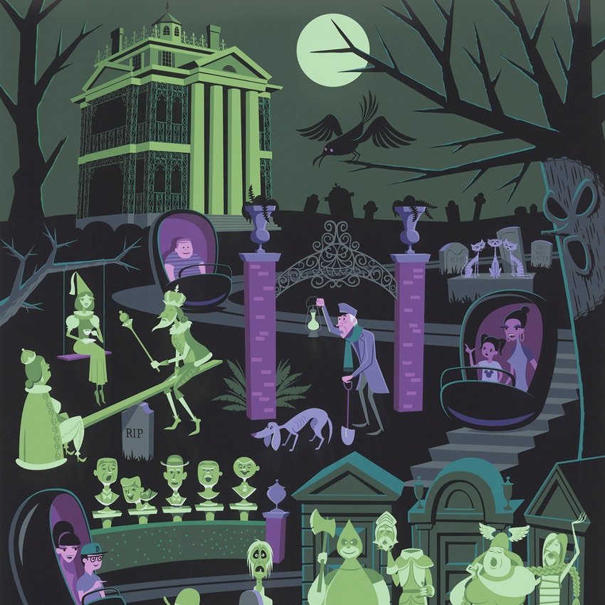 Disney 999 Happy Haunts Art Print  View 3