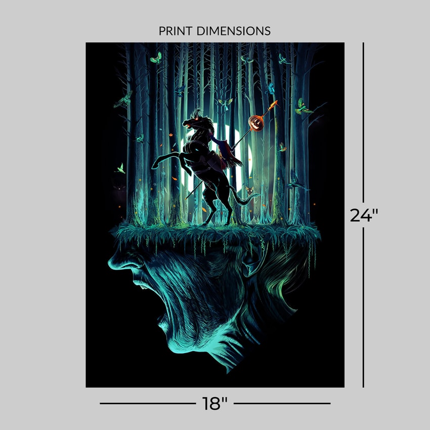 Sleepy Hollow The Legend of Sleepy Hollow Art Print  View 2