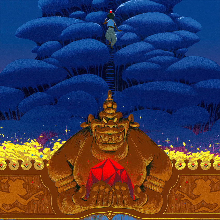 Disney The Cave of Wonders Movie Poster  View 4