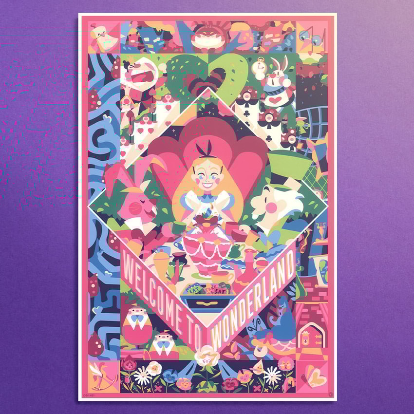 Welcome to Wonderland Art Print by Cyclops Print Works | Sideshow