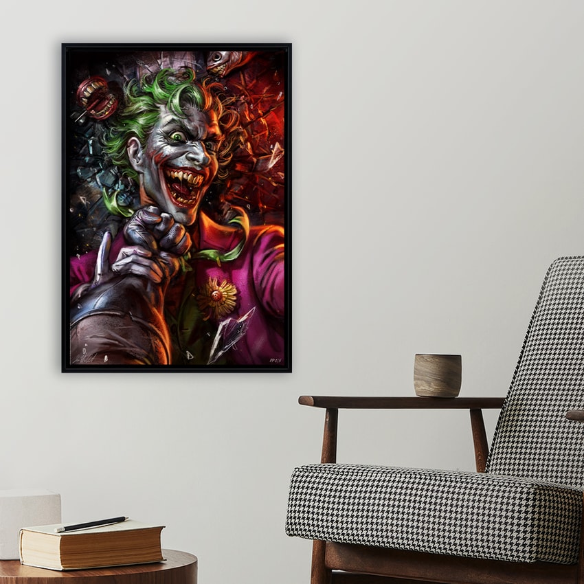 DC Comics Eternal Enemies: The Joker vs Batman Art Print  Exclusive Edition  View 1