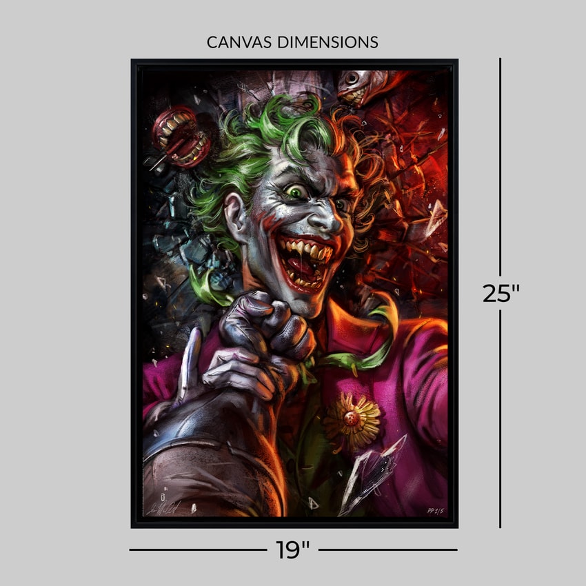 DC Comics Eternal Enemies: The Joker vs Batman Art Print  Exclusive Edition  View 2