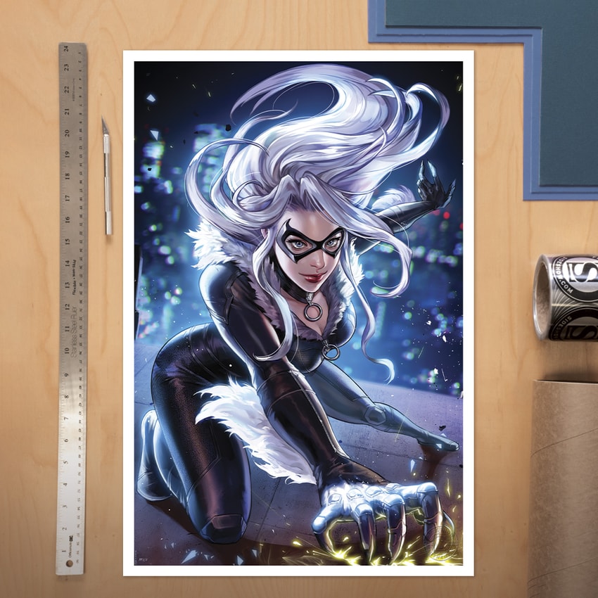 Black Cat Fine Art Print by Sujin Jo | Sideshow Collectibles