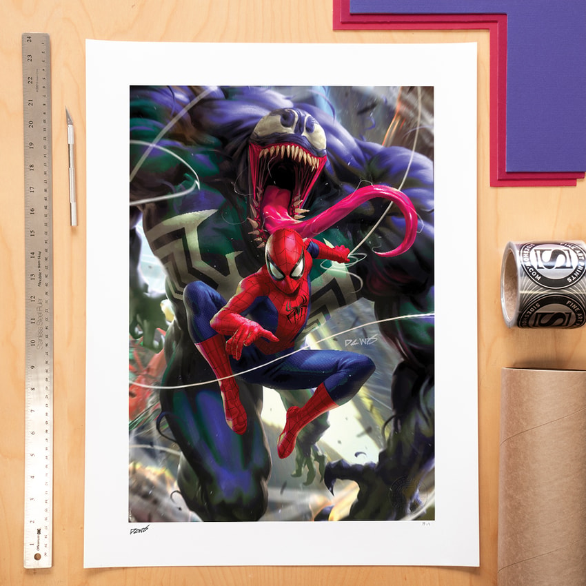 Non-Stop Spider-Man! Fine Art Print by Derrick Chew | Sideshow