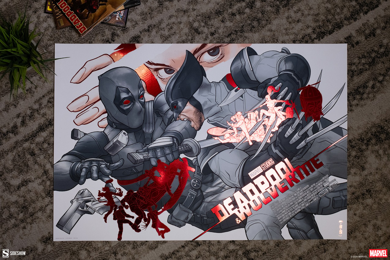 Marvel Deadpool & Wolverine: LFG (Black, White & Red All Over) Movie Poster  Exclusive Edition  View 5