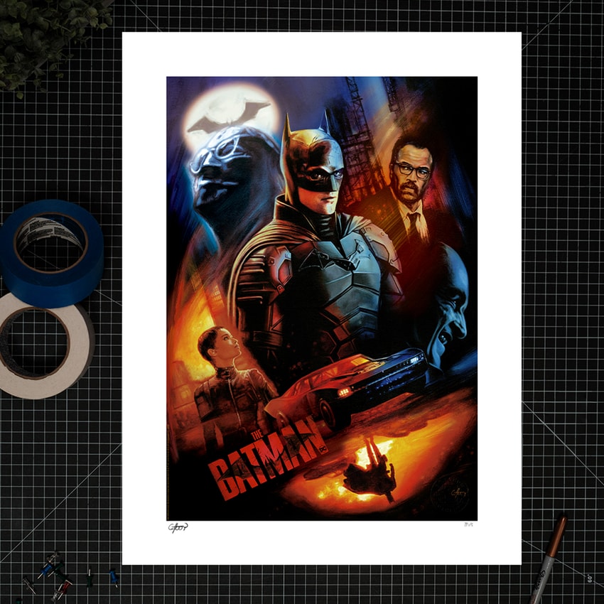 DC Comics The Batman Movie Poster  Exclusive Edition  View 1