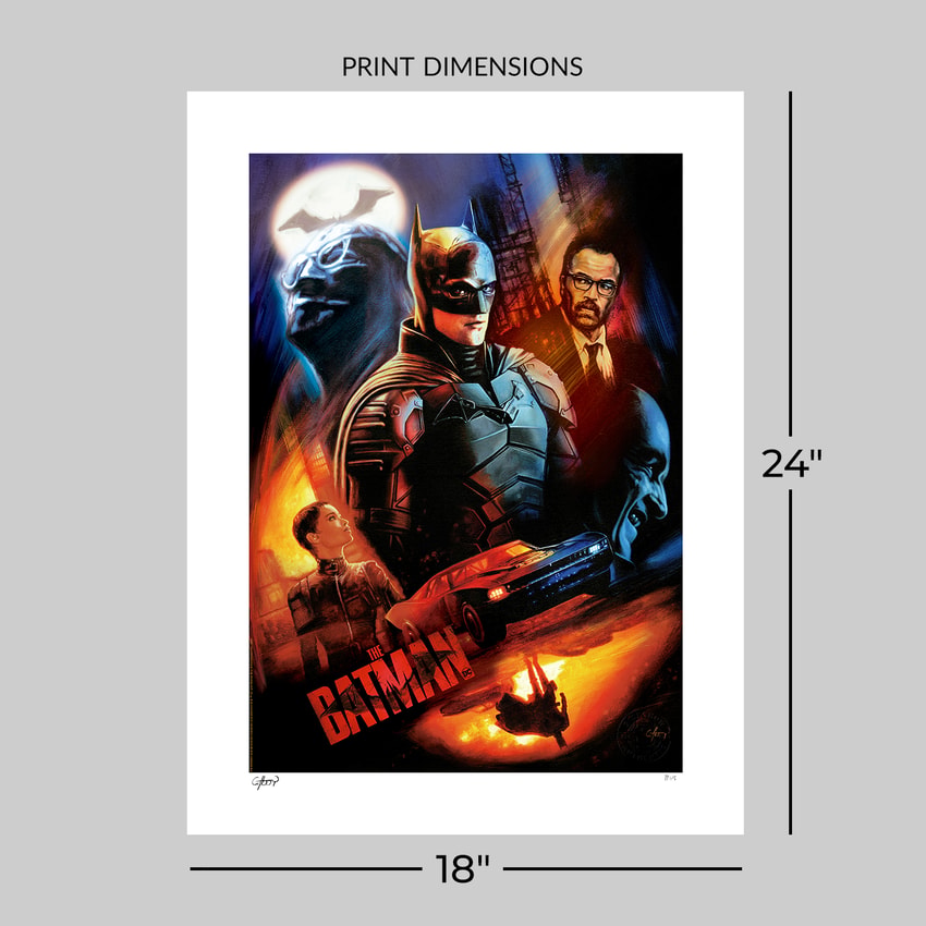 DC Comics The Batman Movie Poster  Exclusive Edition  View 2