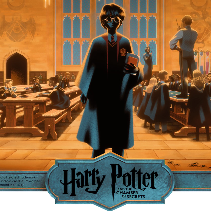Harry Potter Harry Potter and the Chamber of Secrets Movie Poster  Exclusive Edition  View 3