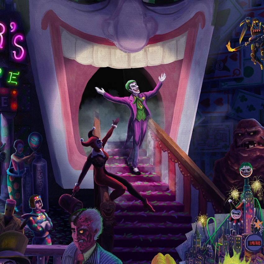 The Joker's™ Ball Art Print by Art Brand Studios | Sideshow The Joker's™ Ball Art Print by Art Brand Studios | Sideshow
