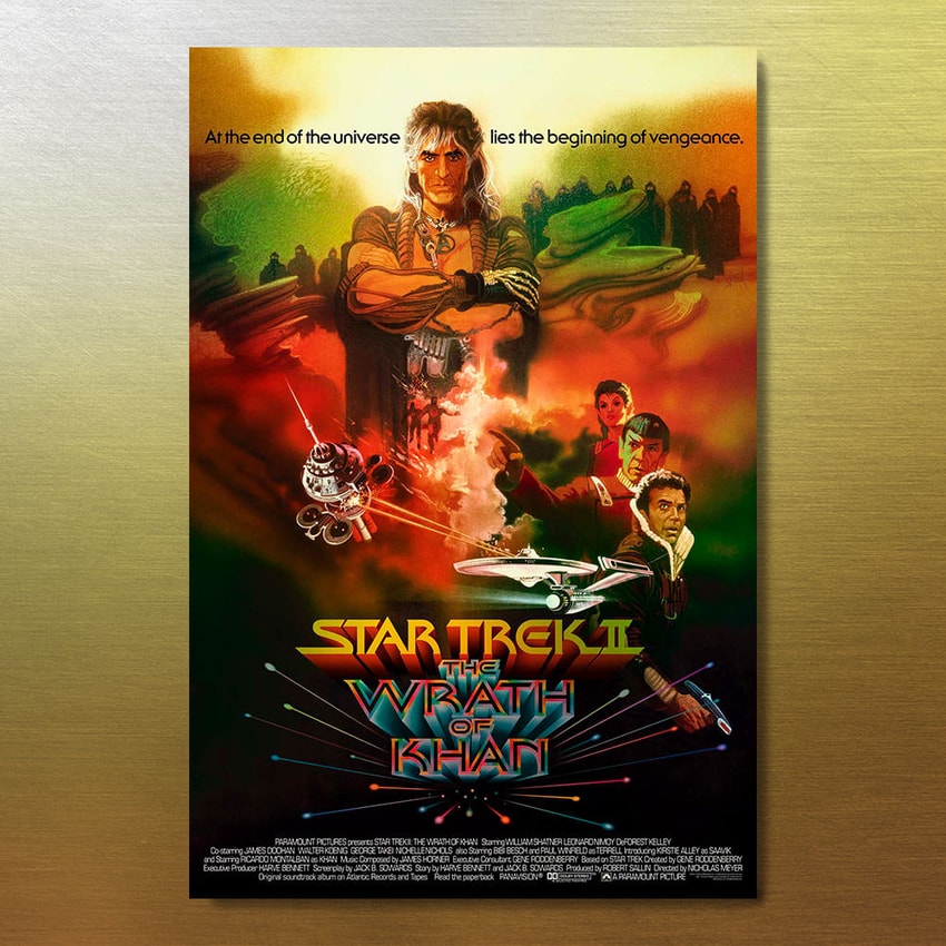Star Trek Star Trek II: The Wrath of Khan Foil Variant Movie Poster  View 1