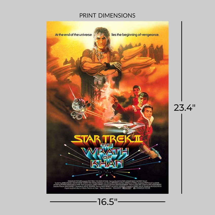 Star Trek Star Trek II: The Wrath of Khan Editions Variant Movie Poster  View 2