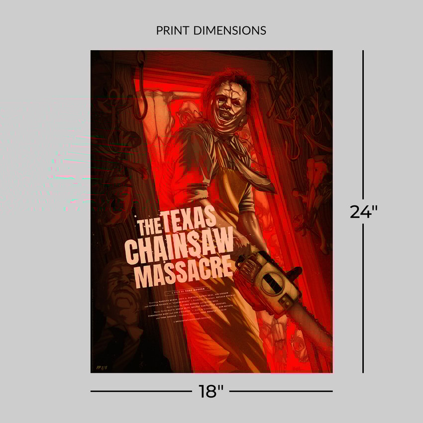 Texas Chainsaw Massacre 1974 Poster - Foto 8