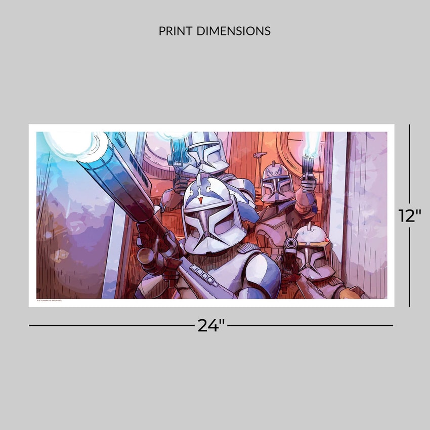 Star Wars Surprise Clankers! Art Print  View 2