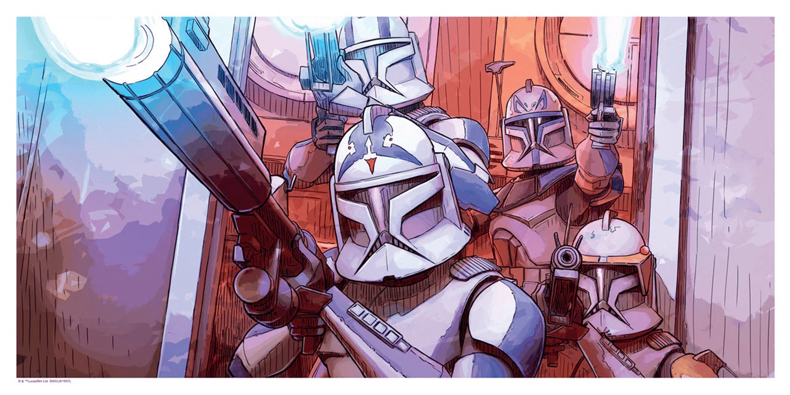 Star Wars Surprise Clankers! Art Print  View 3