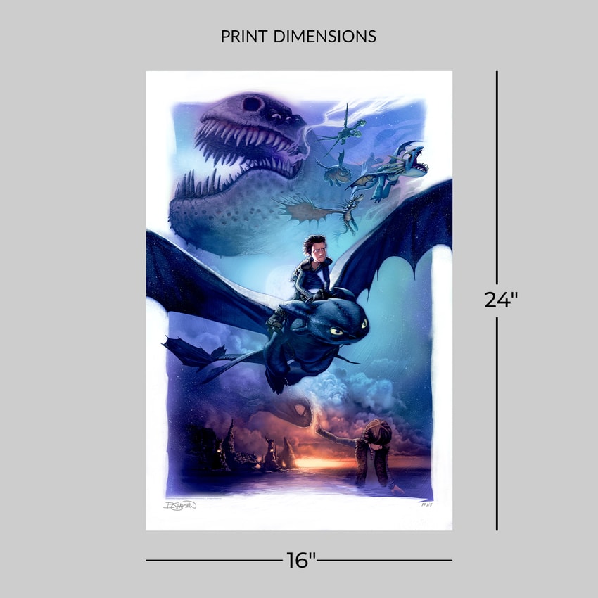 How to Train Your Dragon Fine Art Print by Barret Chapman