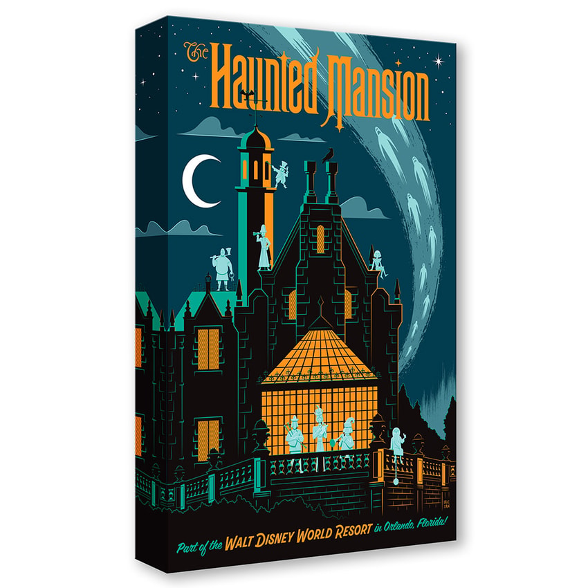 Disney Magic Kingdom's Haunted Mansion Art Print  View 3