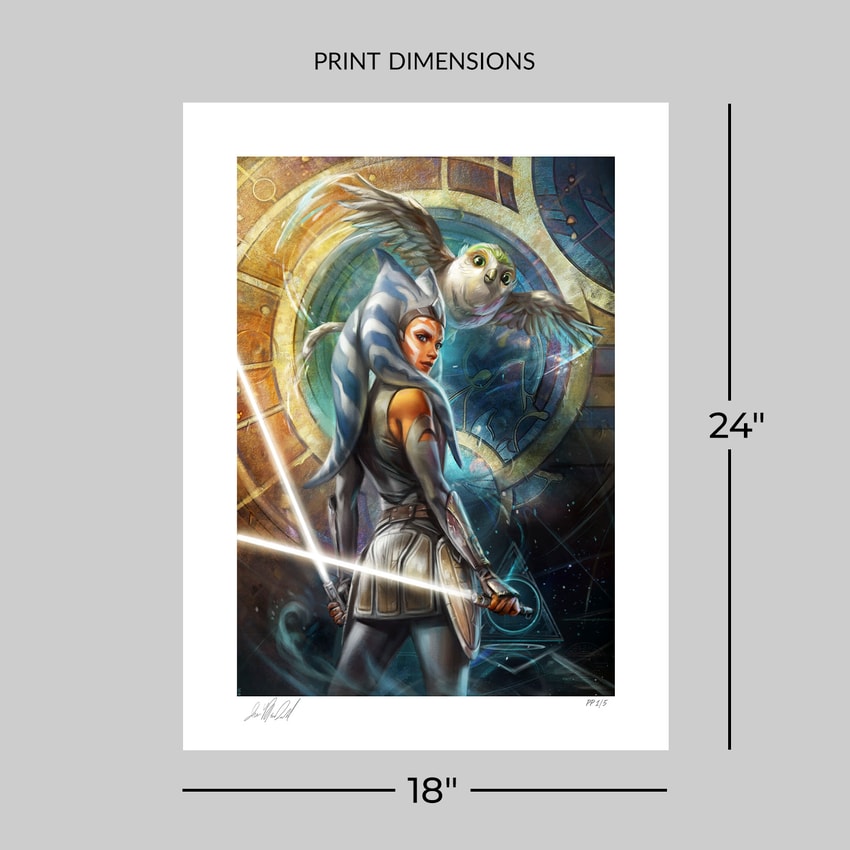 Ahsoka Tano™ and Morai™: Old Friends Fine Art Print by Ian MacDonald