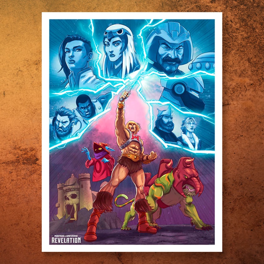Masters of the Universe Revelation: Heroes Art Print  View 1
