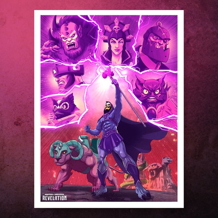 Masters of the Universe Revelation: Villains Art Print  View 1