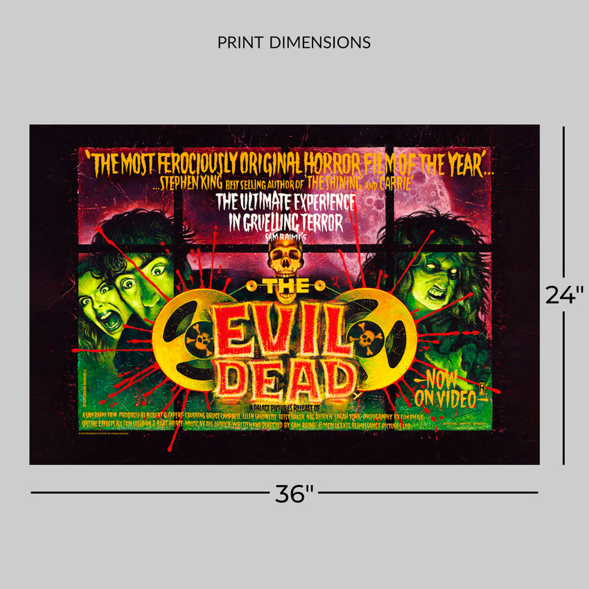 The Evil Dead The Evil Dead Movie Poster  View 2