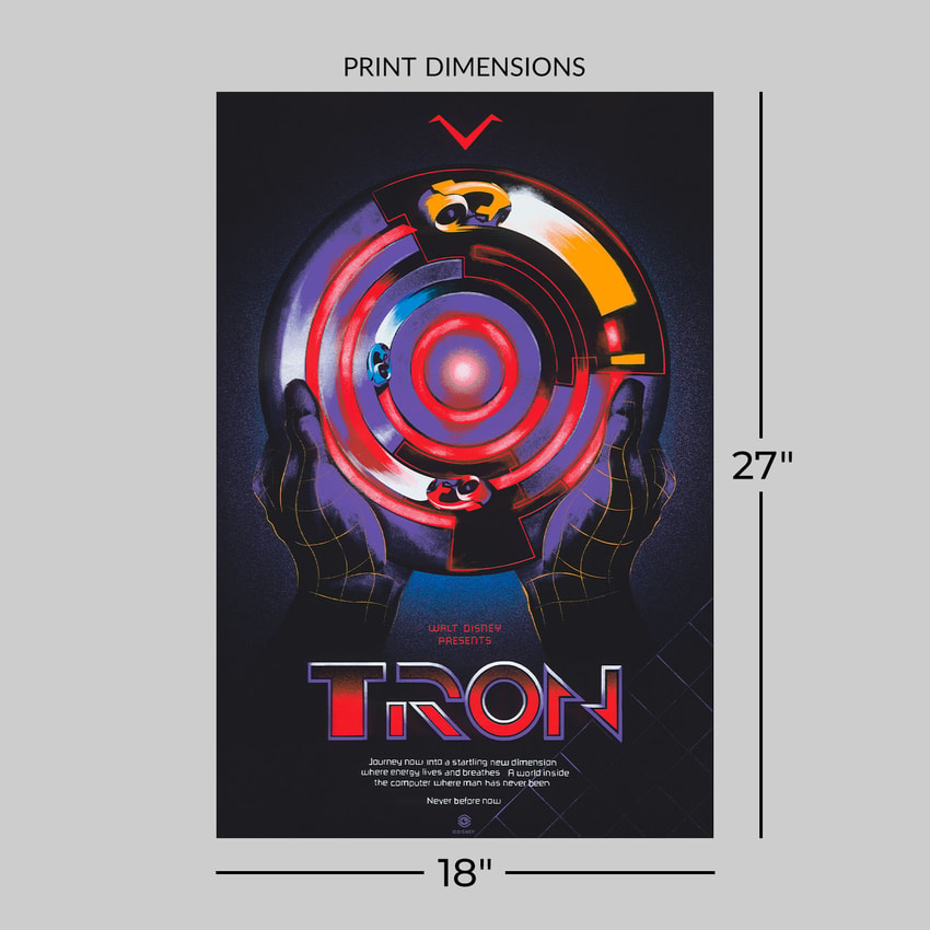 Disney Tron (Sark Override Variant) Movie Poster  View 2