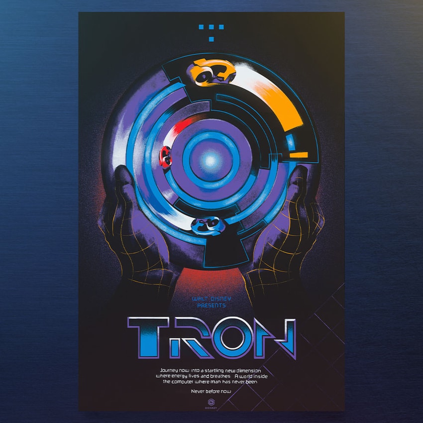 Tron (Primary Edition) Art Print By Cyclops Print Works