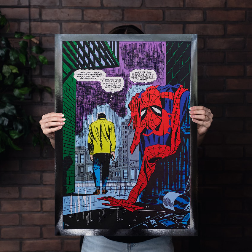 Marvel Spider-Man No More (Black Foil) Art Print  Exclusive Edition  View 3