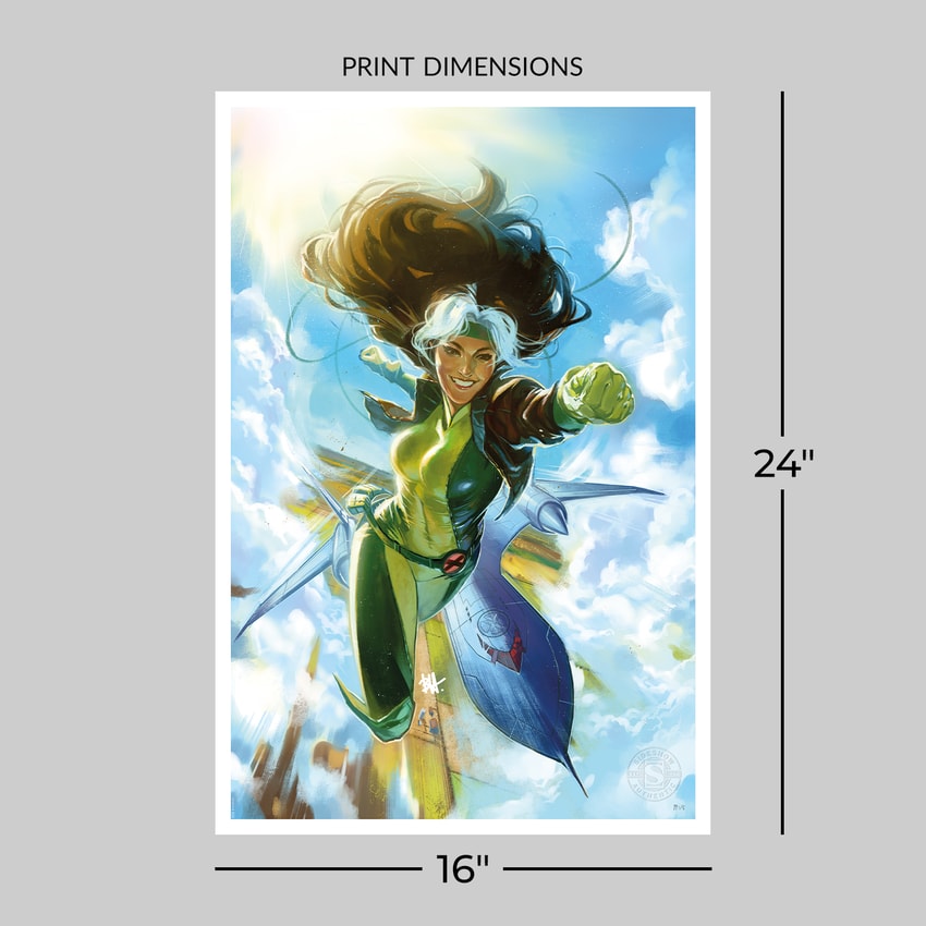 Marvel Rogue Art Print  Exclusive Edition  View 2