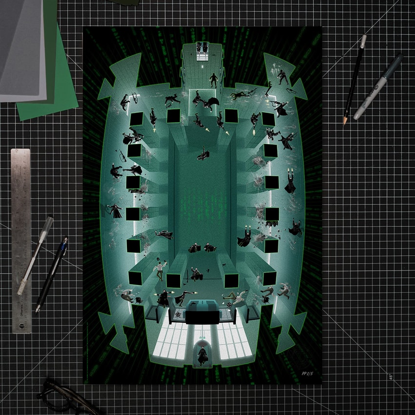 The Matrix: I Believe I Can Bring Him Back Fine Art Print by Dave