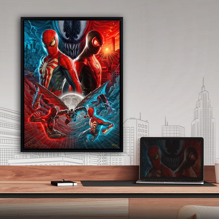 Marvel Marvel's Spider-Man 2: Greater Together Art Print  Exclusive Edition  View 1