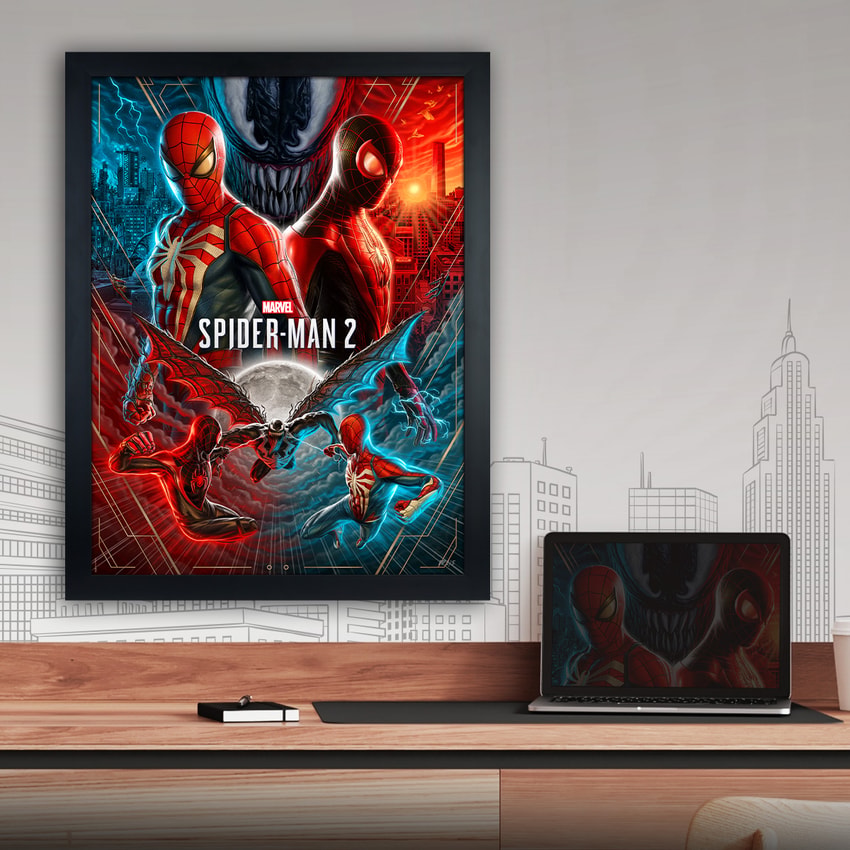 Marvel Marvel's Spider-Man 2: Greater Together Art Print  Exclusive Edition  View 1